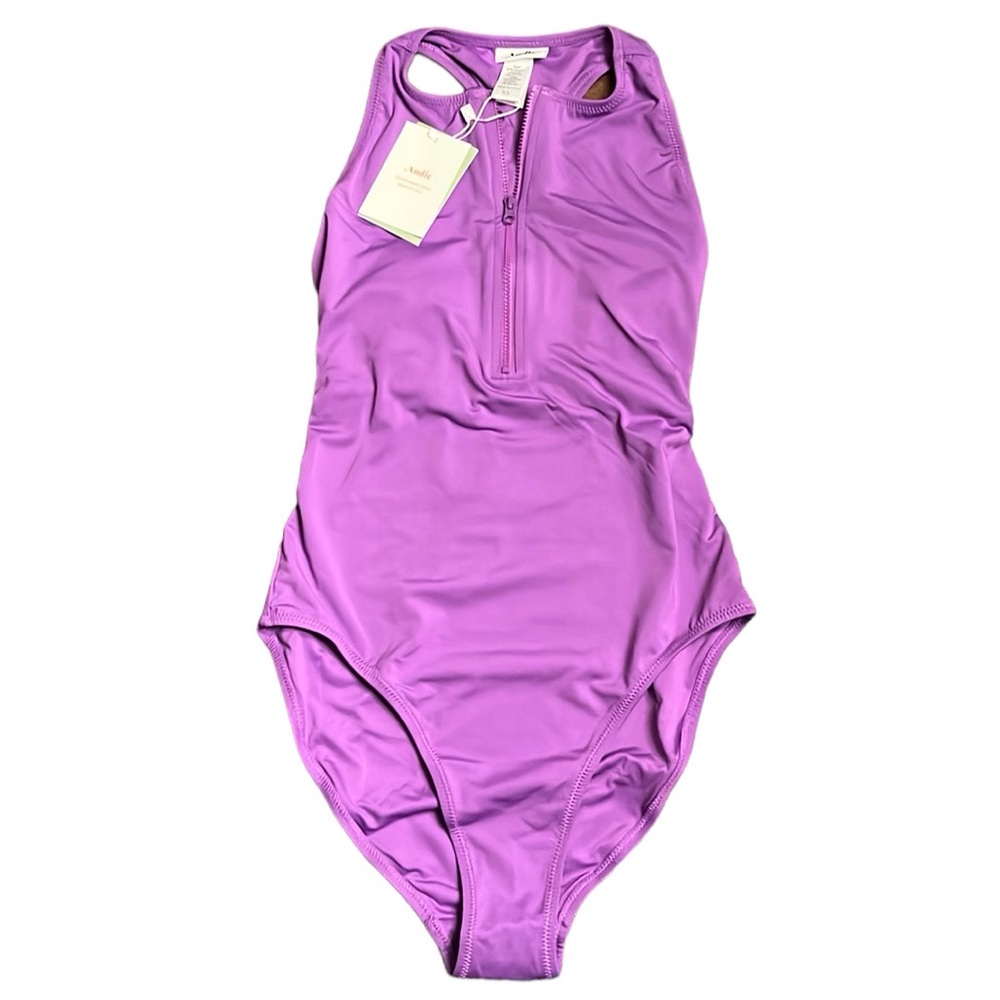 Andie One-Piece Swimsuit in Purple